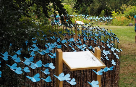 Metal Painted Butterfly's Cause a Flap at Sandringham