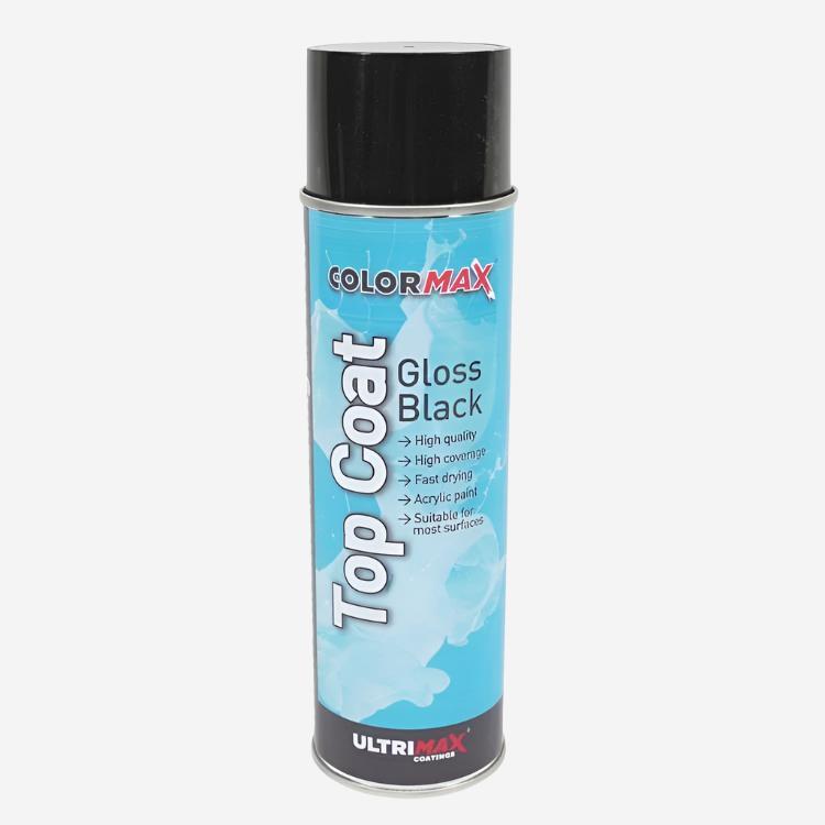 Colormax Aerosol Gloss Black