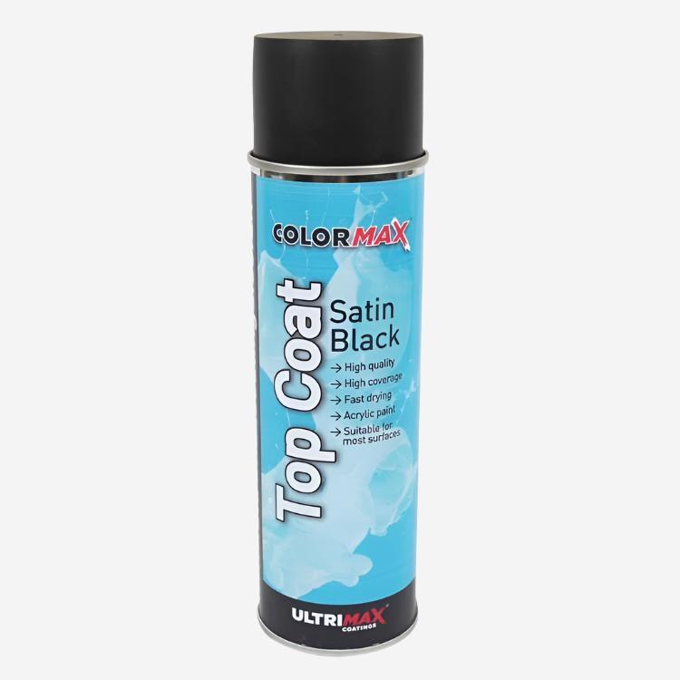 Colormax Aerosol Satin Black