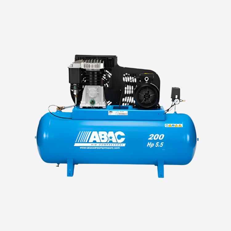 ABAC Air Compressor - 5.5hp - Static Belt Drive - 200 Litre