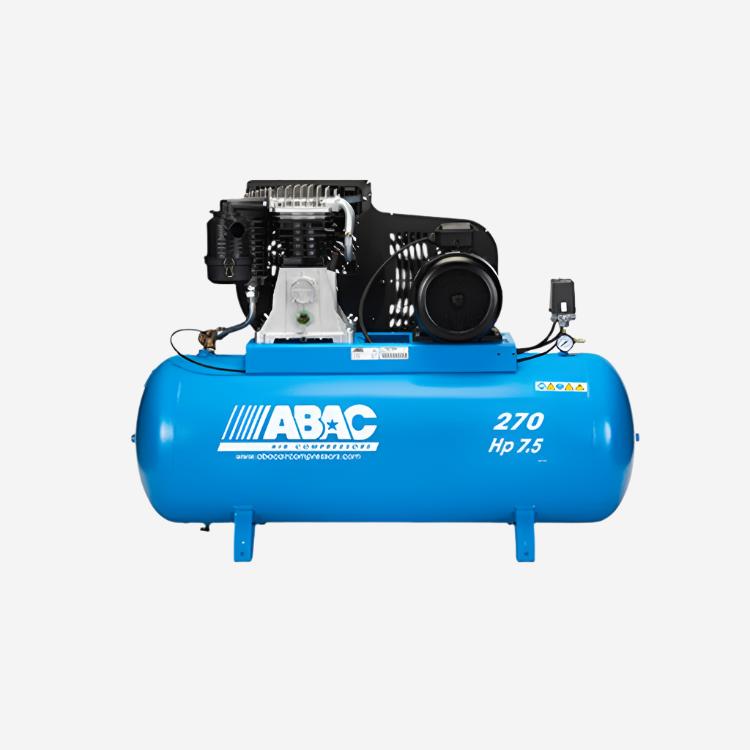 ABAC Air Compressor - 7.5hp - Static Belt Drive - 270 Litre