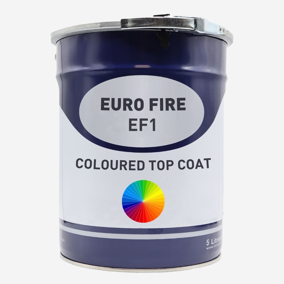 Euro Fire Ef1 FR Coloured Top Coat - c/w Hardener - 5 Litre