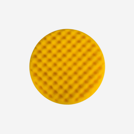 Mirka Polishing Foam Waffle Pad - Yellow - 150mm (2)