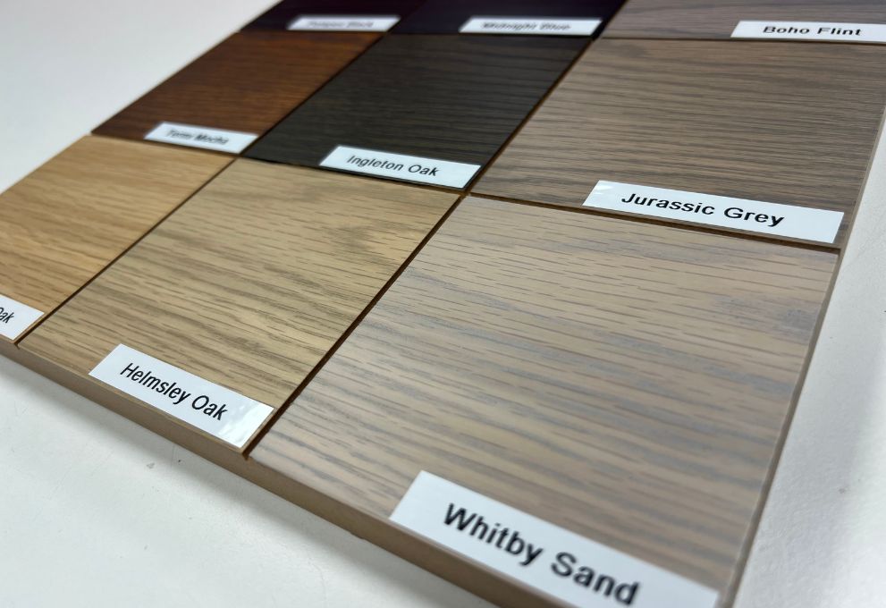Ultrimax wood stain samples